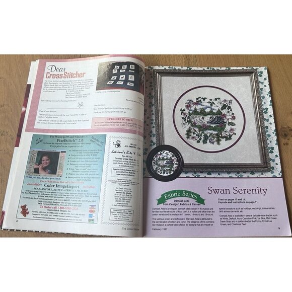 The Cross Stitcher Angel of Love Design Works February 1997  Magazine - Picture 4 of 9